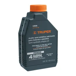 ACEITE SEMI-SINTÉTICO, 4 TIEMPOS, 400 ML (14 OZ), TRUPER