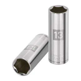 Dado Largo de 13 Mm , 6 Puntas, Cuadro 1/4', Truper