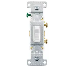 Apagador Sencillo 1P 15A 120V Blanco 14512W
