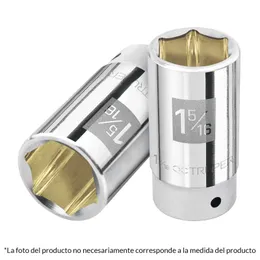 Dado Largo de 1/2 Pulgadas 6 Puntas, Cuadro 1/4', Truper