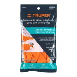 Guantes de Látex para Limpieza, G, Truper