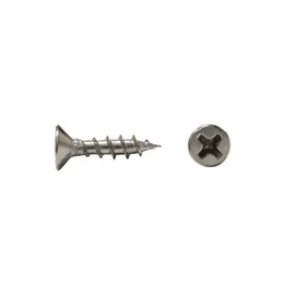 Paquete de 100 Pijas 6 X 1-1/2" Cabeza Plana Phillips Multiusos