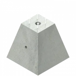 Base Piramidal Concreto 40x80x100 Cm