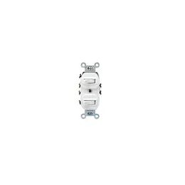 Apagador Doble Policarbonato Metal Blanco