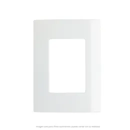 Placa de 3 Mod Chasis Blanca 2573-BA
