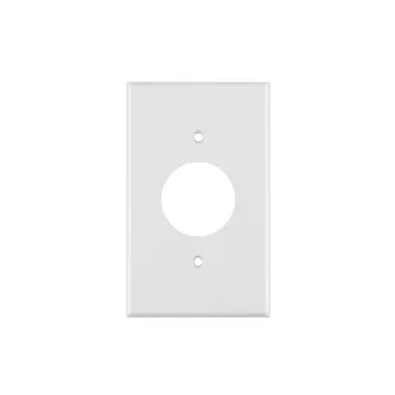 PLACA ABS CONTACTO REDONDO BLANCO