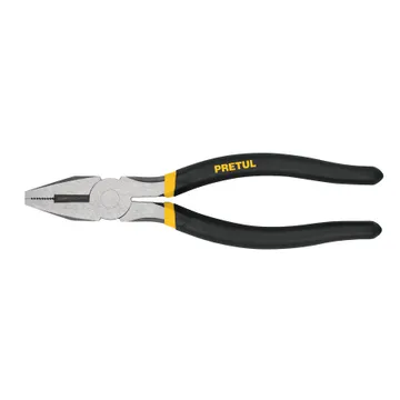 Pinza para Electricista 8" Mango de Vinil, A Granel, Pretul