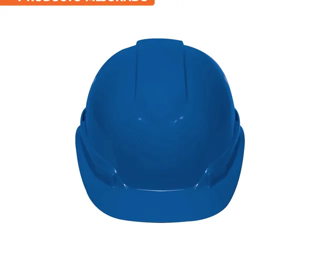 Casco de Seguridad Ventilado, Ajuste de Matraca - Azul