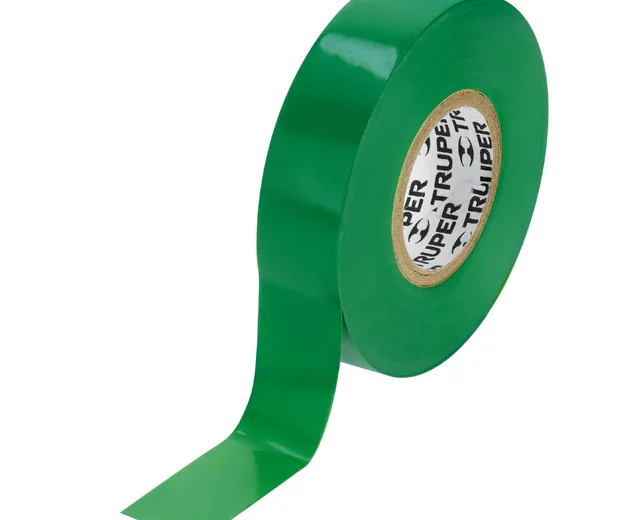Cinta de Aislar de 18 M X 19 Mm, Truper - Verde