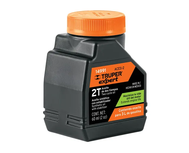 ACEITE SINTÉTICO PARA MOTOR DE 2 TIEMPOS, 60 ML