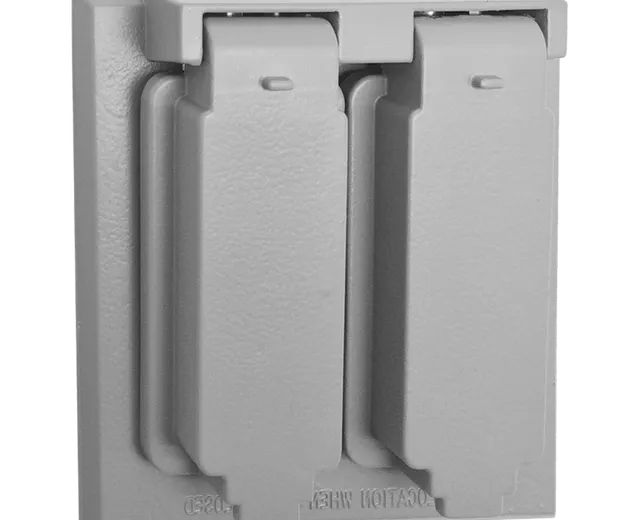 TAPA MET 2X4 DUPLEX INTEMPERIE 5180-0 RACO