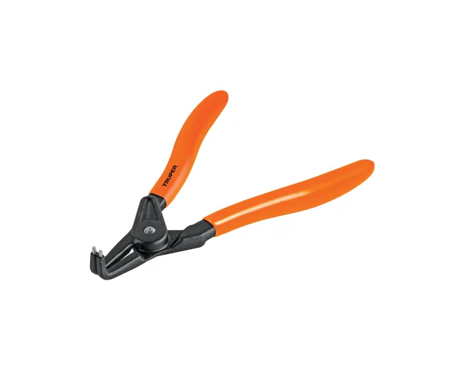 PINZA PUNTA A 90° 6-3/4" PARA ABRIR ANILLOS, MANGO PVC
