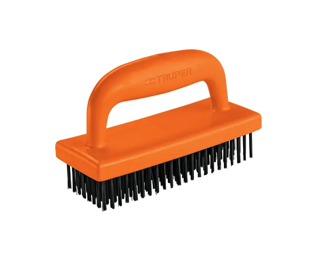 CEPILLO DE ALAMBRE 172 PINCELES, RECTANGULAR CON MANGO, TRUPER