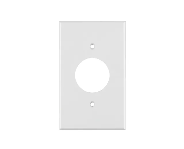 PLACA ABS CONTACTO REDONDO BLANCO