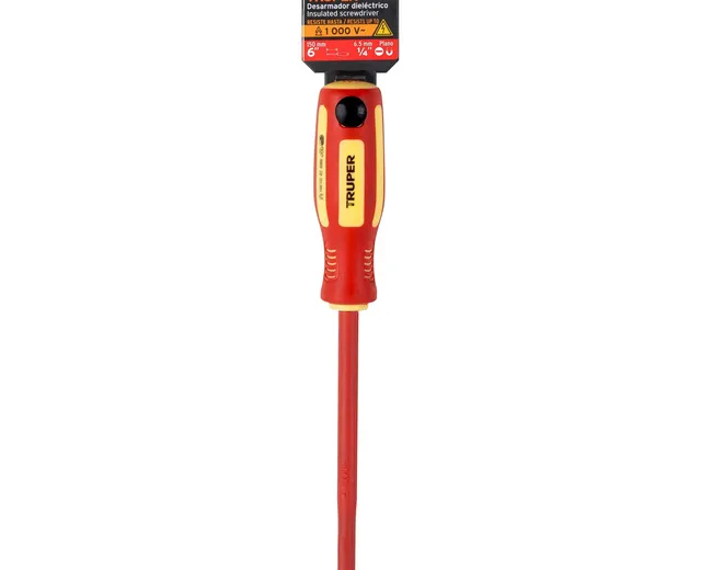 Desarmador Dielctrico Plano 1/4" X 6", Truper