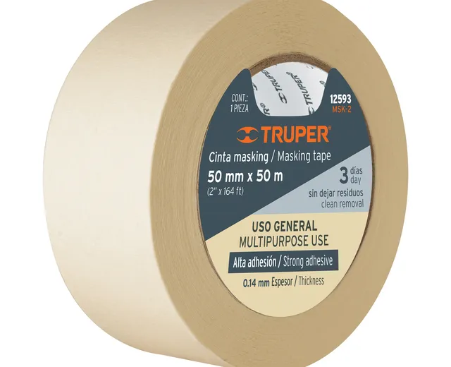 Cinta Masking Tape de 2" X 50 M, Truper
