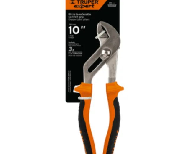 Pinzas de Extensin 10" Mango Comfort Grip, Truper Expert