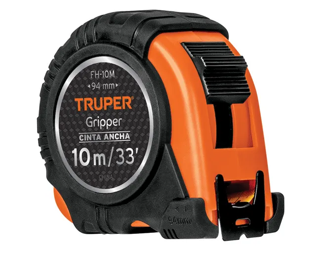 Flexmetro Gripper Contra Impactos 10 M Cinta 32 Mm, Truper