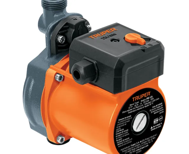 Bomba Presurizadora 1/3 Hp salida A 3/4, con Presin Ajustable, Truper