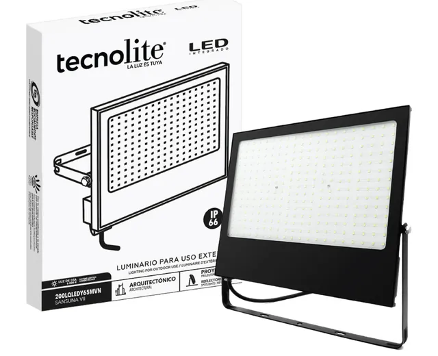 Reflector LED de 30W 100.240v 65K Ngr