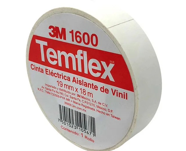 Cinta Temflex 1600 3M Blanca