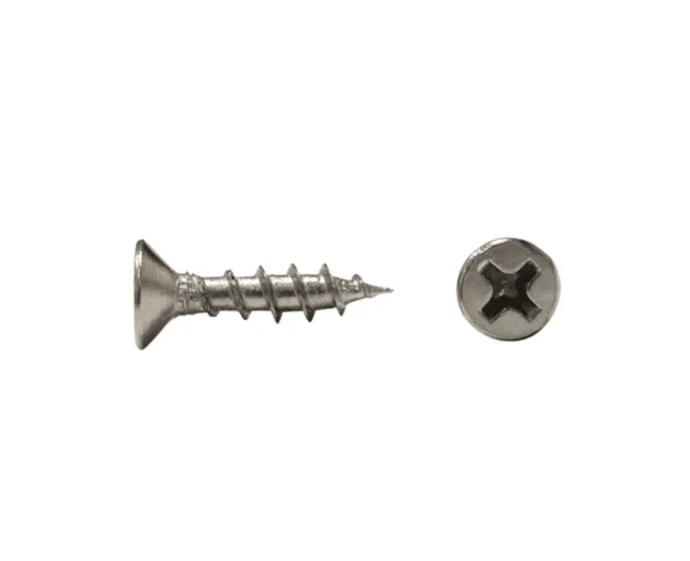 Paquete de 100 Pijas 6 X 1-1/2" Cabeza Plana Phillips Multiusos