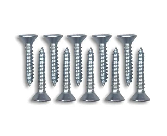 Paquete de 100 Pijas 10 X 1-1/2" Cabeza Plana Phillips Multiusos