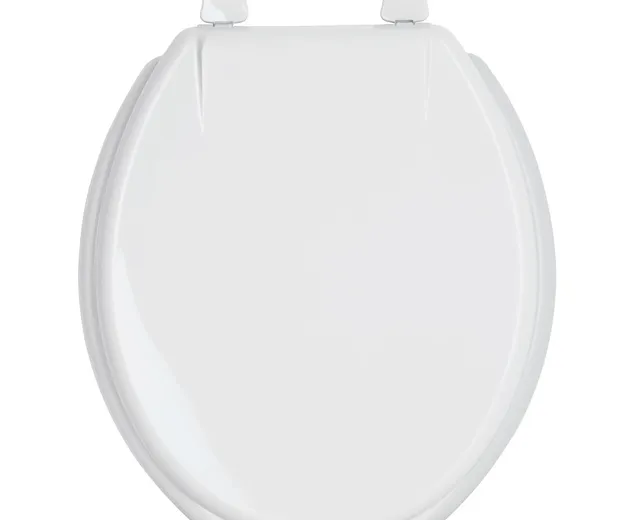 Asiento Redondo con Tapa para Wc, Abierto, Blanco, Foset