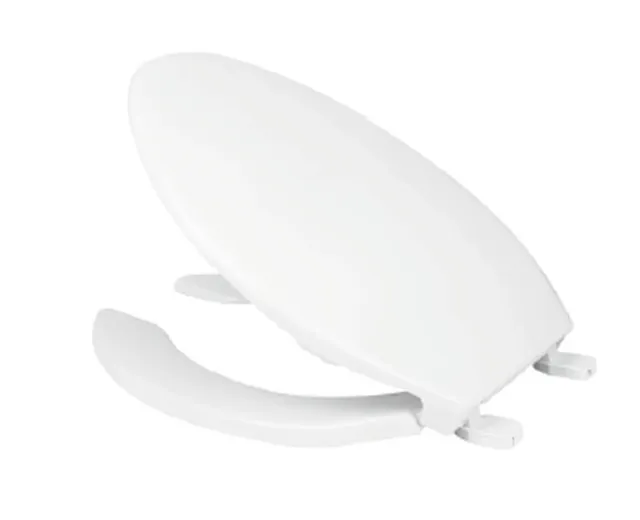 Asiento Alargado con Tapa para Wc, Abierto, Blanco, Foset