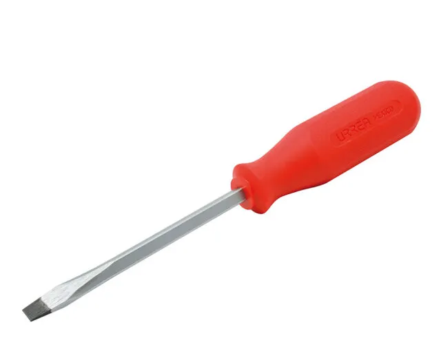 Destornillador Rojo 1000 V, Punta Plana 1/4", 5-7/8