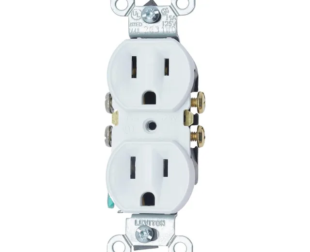 Contacto Blanco 15AMP 125V 5320W