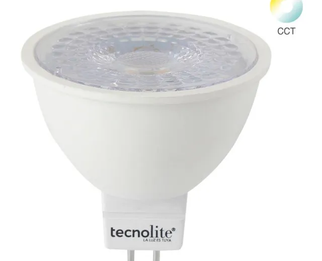 Lampara LED Mr16 6W 100-240V 6500K Luz Fría