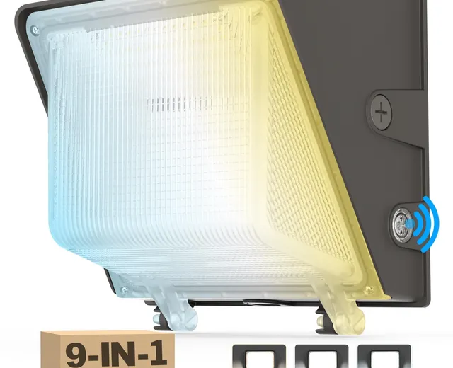 Wallpack Modeloforwall Swichable, 80w/100w/120w, 30K / 40