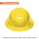 Casco de Seguridad Ala Ancha, Truper - Amarillo