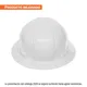 Casco de Seguridad Ala Ancha, Truper - Blanco