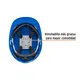 Casco de Seguridad Ventilado, Ajuste de Matraca - Azul