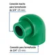 Codo 90° PPR, Macho-hembra, Foset - 3/4 Pulgadas
