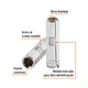 Dado Largo de 9 Mm , 6 Puntas, Cuadro 1/4", Truper