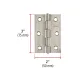 BISAGRA RECTANGULAR 3" ACERO INOXIDABLE