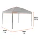 TOLDO PLEGABLE DE 3 X 3 M