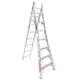 Escalera Convertible, Tipo Ll, 13 Escalones, Truper