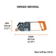 Arco 12" Profesional Tubular de Acero para Segueta, Truper