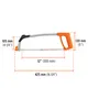 Arco 12" Profesional Tubular de Acero para Segueta, Truper