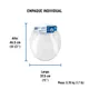 Asiento Redondo Ligero con Tapa para Wc, Blanco, Foset Basic