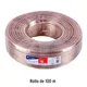 Cable Polarizado Transparente para Bocina 18 Awg