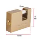 Candado Antipalanca 70 Mm Cuerpo de Hierro, Hermex Basic