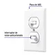 Placa Armada 2 Interruptores Sencillo,blanca, Lnea Standard