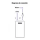Placa Armada Acero Inox 2 Interruptores 1.5 Mdulos, Lisboa