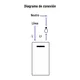 Placa Armada Blanca 2 Interruptores 1.5 Mdulos, Lisboa
