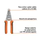 Pinza 6" Pela Cables, 20 A 10 Awg, Truper